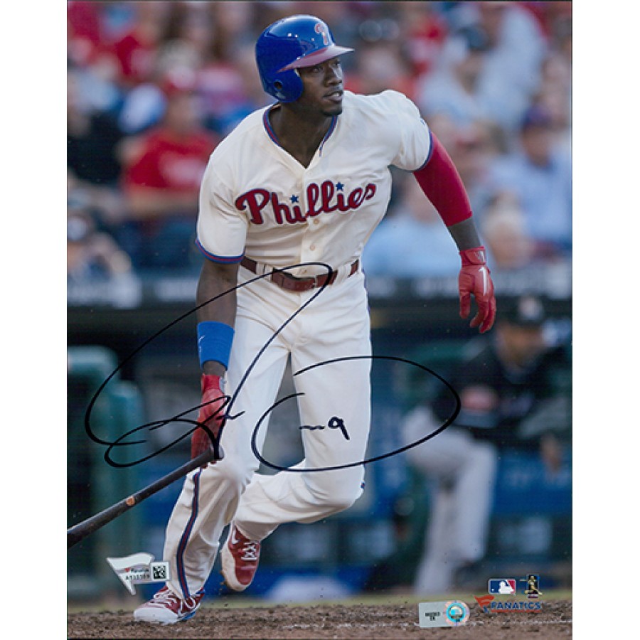 Dominic Brown Philadelphia Phillies Signed 8x10 Matte Photo MLB